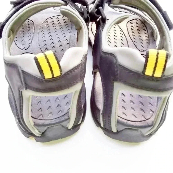 Ozark Trail Men's Black/ Yellow Sandals - Picture 6 of 8